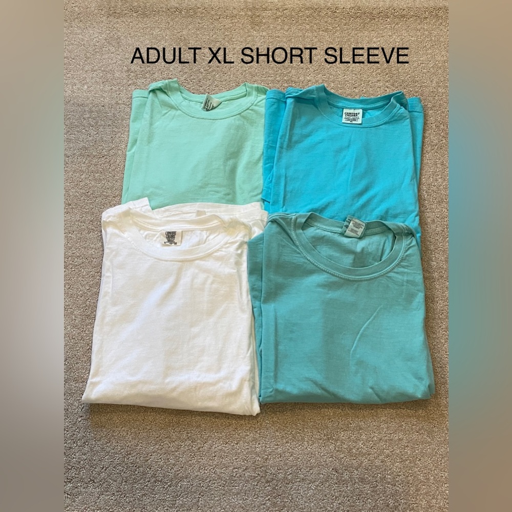 Comfort colors plain shirts